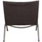 Pk-22 Lounge Chair in Dark Grey Canvas Fabric by Poul Kjærholm for Fritz Hansen, 2000s, Image 3