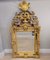 Espejo Luis XIV de madera dorada tallada, Francia, Imagen 3