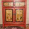 Mid-Century Chinese Painted Cabinet with 2 Doors & 2 Drawers, Image 10