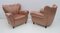 Moderne italienische Mid-Century Sessel aus Satin, 1950er, 2er Set 2