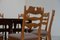 Moderne dänische Razorblade Stühle mit hoher Rückenlehne aus Eiche von Kjærnulf, 1960er, 8er Set 4