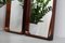 Danish Modern Rosewood Mirrors by Niels Clausen for Nc Møbler, 1960s, Set of 2 6