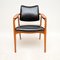 Danish Leather Armchairs attributed to Sigvard Bernadotte for France & Son / France & Daverkosen, 1950s, Set of 2, Image 6