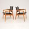 Danish Leather Armchairs attributed to Sigvard Bernadotte for France & Son / France & Daverkosen, 1950s, Set of 2, Image 3