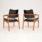 Fauteuils en Cuir attribués à Sigvard Bernadotte pour France & Son / France & Daverkosen, 1950s, Set de 2 4