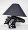 Ceramic Horse Lamp, 1980s 1