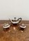 Edwardian Silver Plated Tea Service, 1900s, Set of 3 6