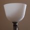 French Art Deco Metal and Opaline Glass Table Lamp from Mazda, 1930s, Image 15