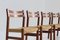 Sedie da pranzo Mid-Century in teak e corda di carta, Danimarca, anni '60, set di 4, Immagine 11