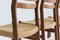 Mid-Century Danish Teak and Paper Cord Dining Chairs, 1960s, Set of 4, Image 6