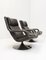 Leather Swivel Lounge Chairs by Geoffrey David Harcourt for Artifort, 1970s, Set of 2, Image 3