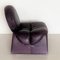 P35 Lounge Chair in Purple by Vittorio Introini for Saporiti, 1980s, Image 10