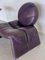 P35 Lounge Chair in Purple by Vittorio Introini for Saporiti, 1980s 9