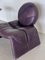 P35 Lounge Chair in Purple by Vittorio Introini for Saporiti, 1980s, Image 9