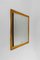 Miroir en Verre Jaune Miroir et Biseauté attribué à Veca, Italie, 1960s 1