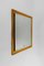 Italienischer Spiegel aus Gelbem Spiegelglas mit Facettenschliff, Veca zugeschrieben, 1960er 8