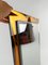 Italienischer Spiegel aus Gelbem Spiegelglas mit Facettenschliff, Veca zugeschrieben, 1960er 11