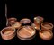 Scandinavian Modern Teak Bowls, Set of 10, Image 1