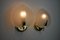 Leaf Sconces in Opaque Glass, Murano, Italy, 1980s, Set of 2 2