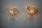 Pink Lily Flower Sconces in Murano Glass, Italy, 1970s, Set of 2, Image 2