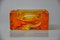 Orange Icicle Ashtray attributed to Antonio Imperatore in Murano Glass, Italy, 1970s 4