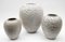 White Fat Lava Studio Ceramic Vases by Wilhelm & Elly Kuch, Germany, 1960s, Set of 10 5