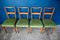 Dining Chairs by Pier Luigi Colli for Fratelli Marelli, Italy, 1940s, Set of 4 5