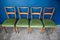 Dining Chairs by Pier Luigi Colli for Fratelli Marelli, Italy, 1940s, Set of 4, Image 5