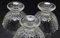 Art Deco Bowls on Stand from Ząbkowice Glassworks, Poland, 1970s, Set of 3 2