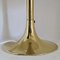 Mushroom Table Lamp in Brass, Italy, 1970s 5