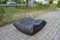 Pouf Togo Vintage en Cuir Noir par Michel Ducaroy pour Ligne Roset, 1980s 14