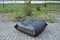 Vintage Togo Pouf Ottoman Black Leather by Michel Ducaroy for Ligne Roset, 1980s 2