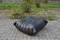 Vintage Togo Pouf Ottoman Black Leather by Michel Ducaroy for Ligne Roset, 1980s 5