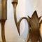Mid-Century Modern Brass Wall Sconces in the style of Oscar Torlasco, 1950s, Set of 2, Image 8