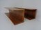 Large Danish Teak Wall Shelves, 1970s, Set of 2 6