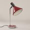 Lampe de Bureau Rouge, Florence, Italie, 1960s 2