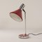 Lámpara de escritorio roja, Florencia, Italia, años 60, Imagen 4
