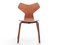 Grand Prix Chairs in Teak by Arne Jacobsen for Fritz Hansen, 1970s, Set of 3 2