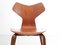 Grand Prix Chairs in Teak by Arne Jacobsen for Fritz Hansen, 1970s, Set of 3 6