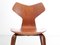 Grand Prix Stühle aus Teak von Arne Jacobsen für Fritz Hansen, 1970er, 3er Set 6
