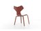 Grand Prix Chairs in Teak by Arne Jacobsen for Fritz Hansen, 1970s, Set of 3 5