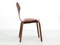 Grand Prix Chairs in Teak by Arne Jacobsen for Fritz Hansen, 1970s, Set of 3 4