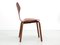 Sedie Grand Prix in teak di Arne Jacobsen per Fritz Hansen, anni '70, set di 3, Immagine 4