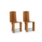 Chairs in Blond Cherry Wood, 1980s, Set of 8, Image 4