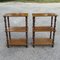 Shelf Consoles with Turned Legs, Set of 2 2