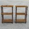 Shelf Consoles with Turned Legs, Set of 2, Image 1