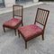 Dining Chairs in Fabric and Wood, Set of 2 3
