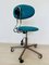Chaise de Bureau Kovona Z-370 Turquoise, 1970s 5
