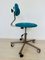 Turquoise Kovona Z-370 Office Chair, 1970s 3