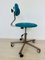Turquoise Kovona Z-370 Office Chair, 1970s, Image 3